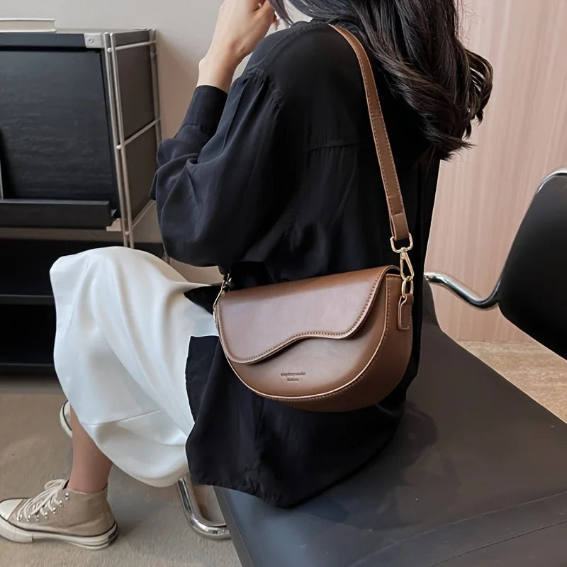 Bolso bandolera marrón