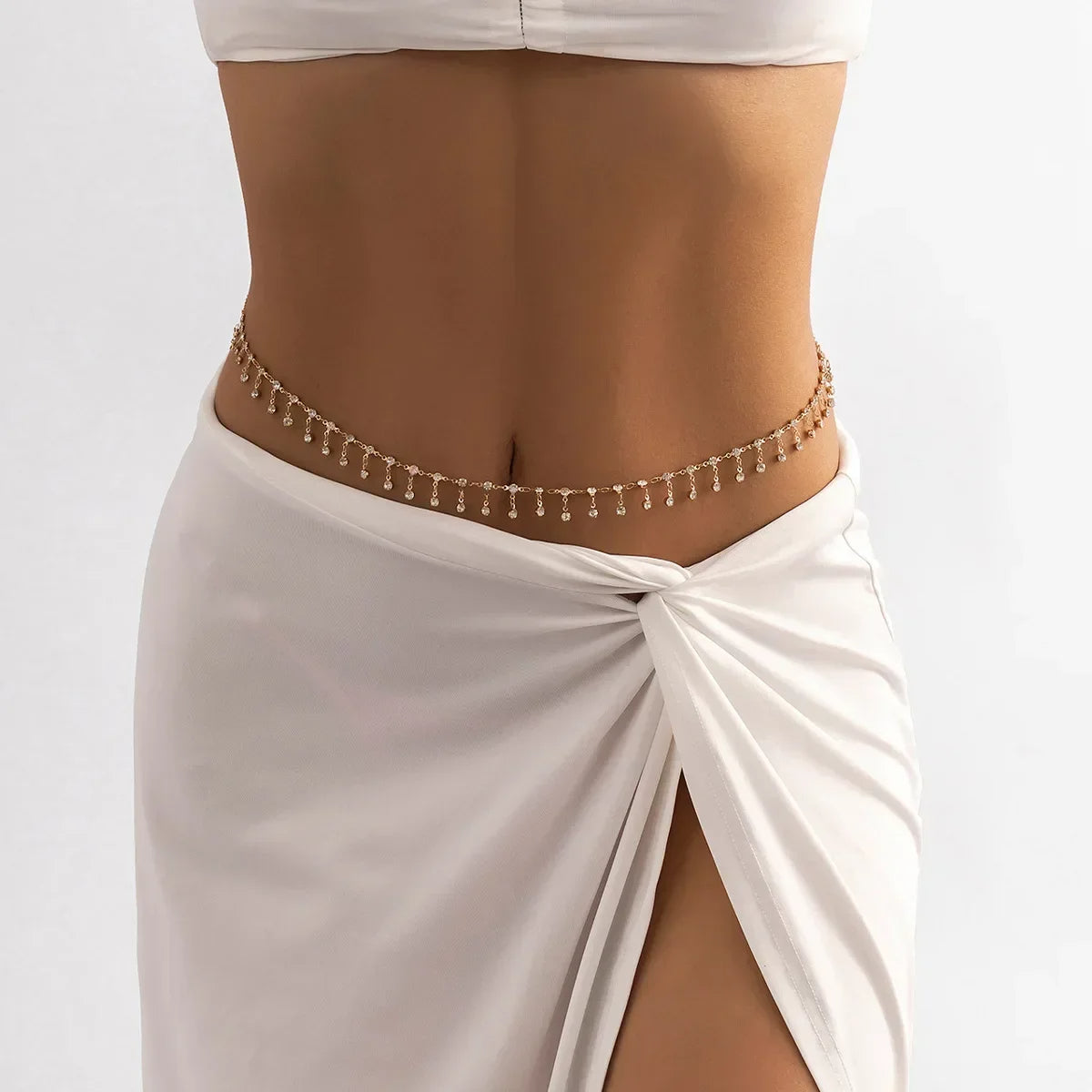 Cadena para la cintura de doble capa