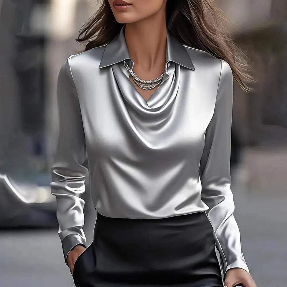 Blusa de satén Muse