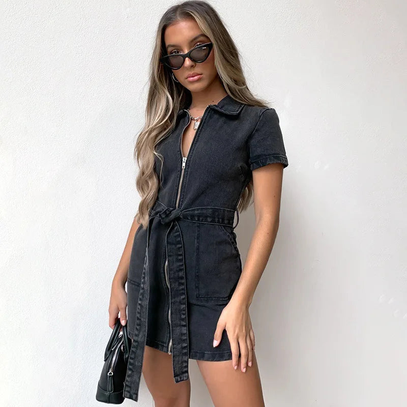 Mini vestido vaquero