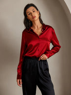 Blusa de satén Valora