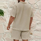 Conjunto con diseño de rejilla tipo gofre