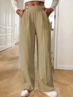Pantalones Margaux con cinturilla abotonada