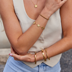 Brazalete de Oro Lily