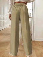 Pantalones Margaux con cinturilla abotonada