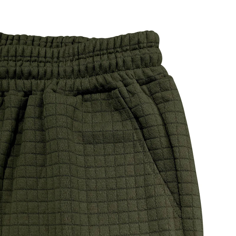 Conjunto con diseño de rejilla tipo gofre