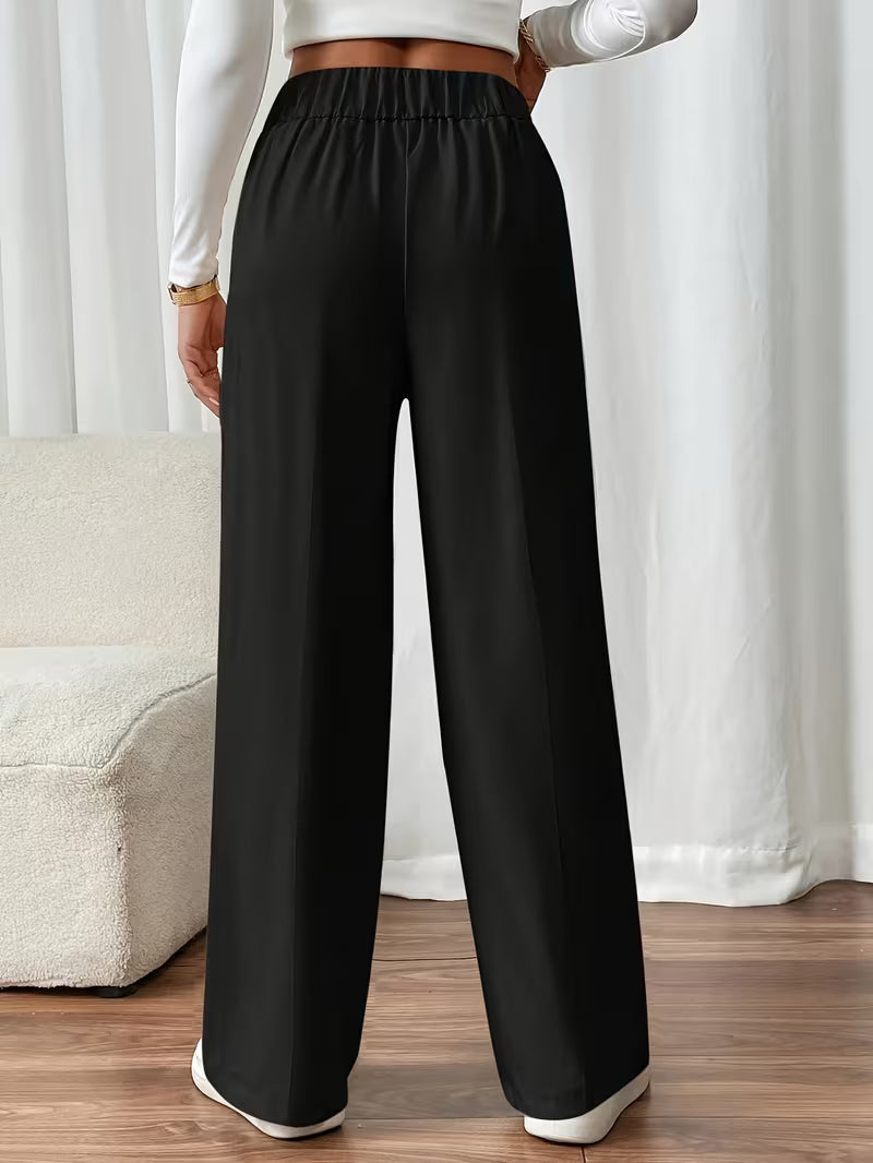 Pantalones Margaux con cinturilla abotonada