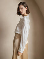 Blusa de satén Valora