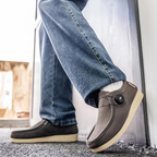 Mocasines de ante sin cordones