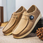 Mocasines de ante sin cordones