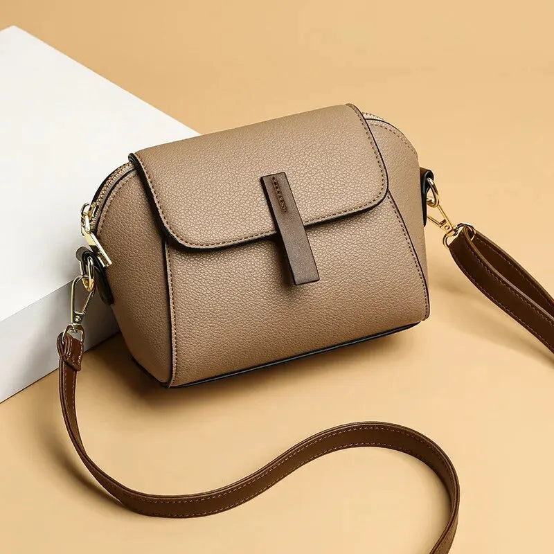 Bolso cruzado de cuero