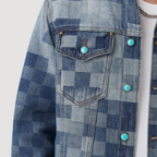 Chaqueta vaquera con mosaicos