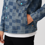 Chaqueta vaquera con mosaicos
