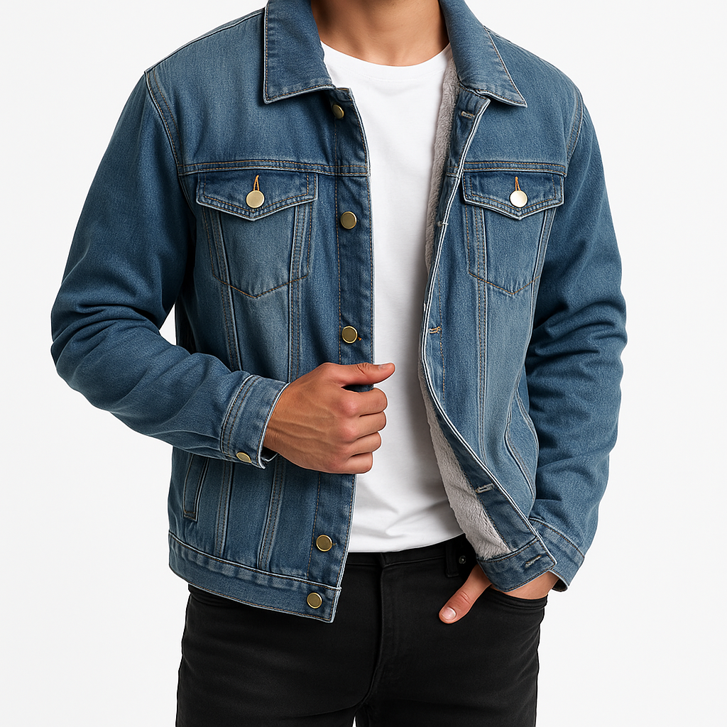 Chaqueta estilo camionero Nordmere Sherpa