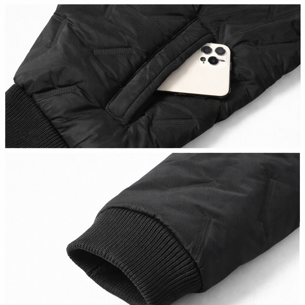 Bomber con diseño de colcha