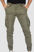 PANTALONES CON BOLSILLOS CARGO Y PUÑO