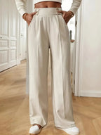 Pantalones Margaux con cinturilla abotonada