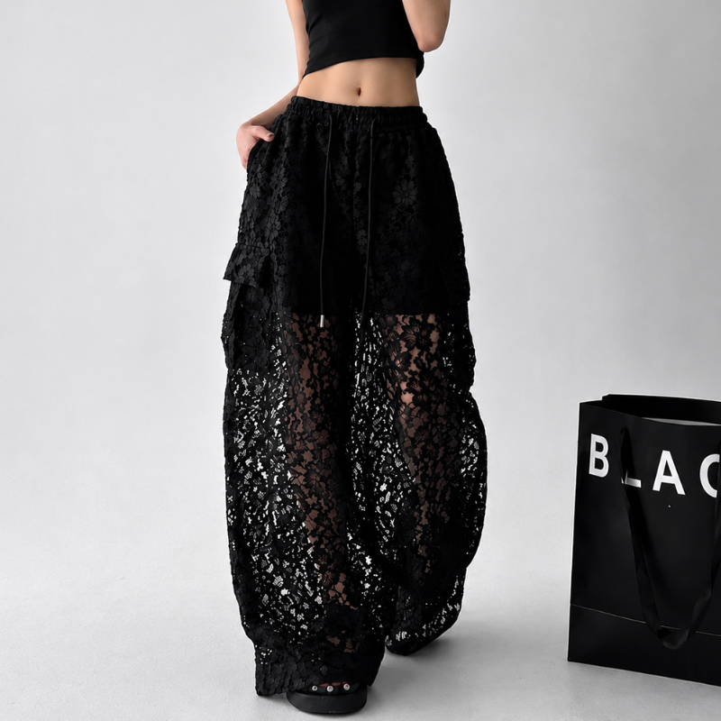 Pantalón cargo Maison Lace