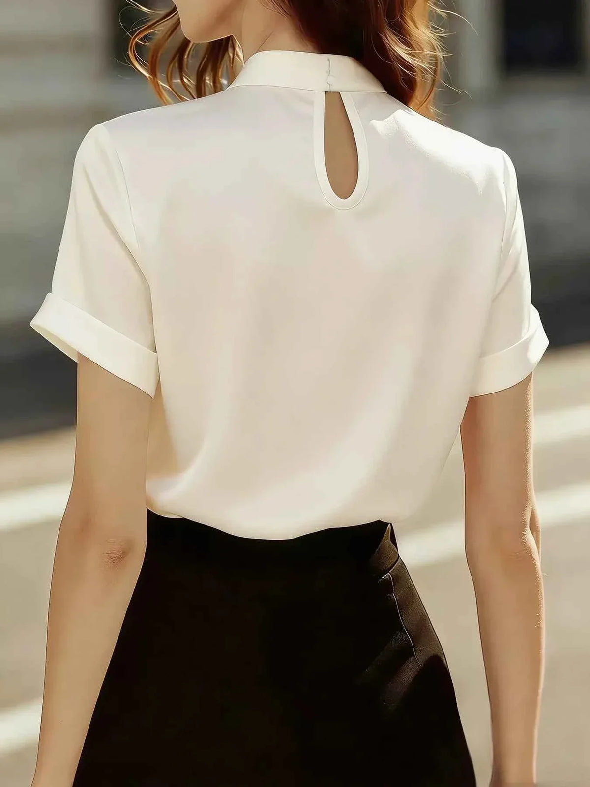 Blusa de satén Soraya