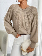 Jersey de Punto Trenzado Meridian