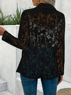 Blazer de encaje transparente Camille