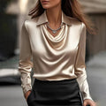 Blusa de satén Muse