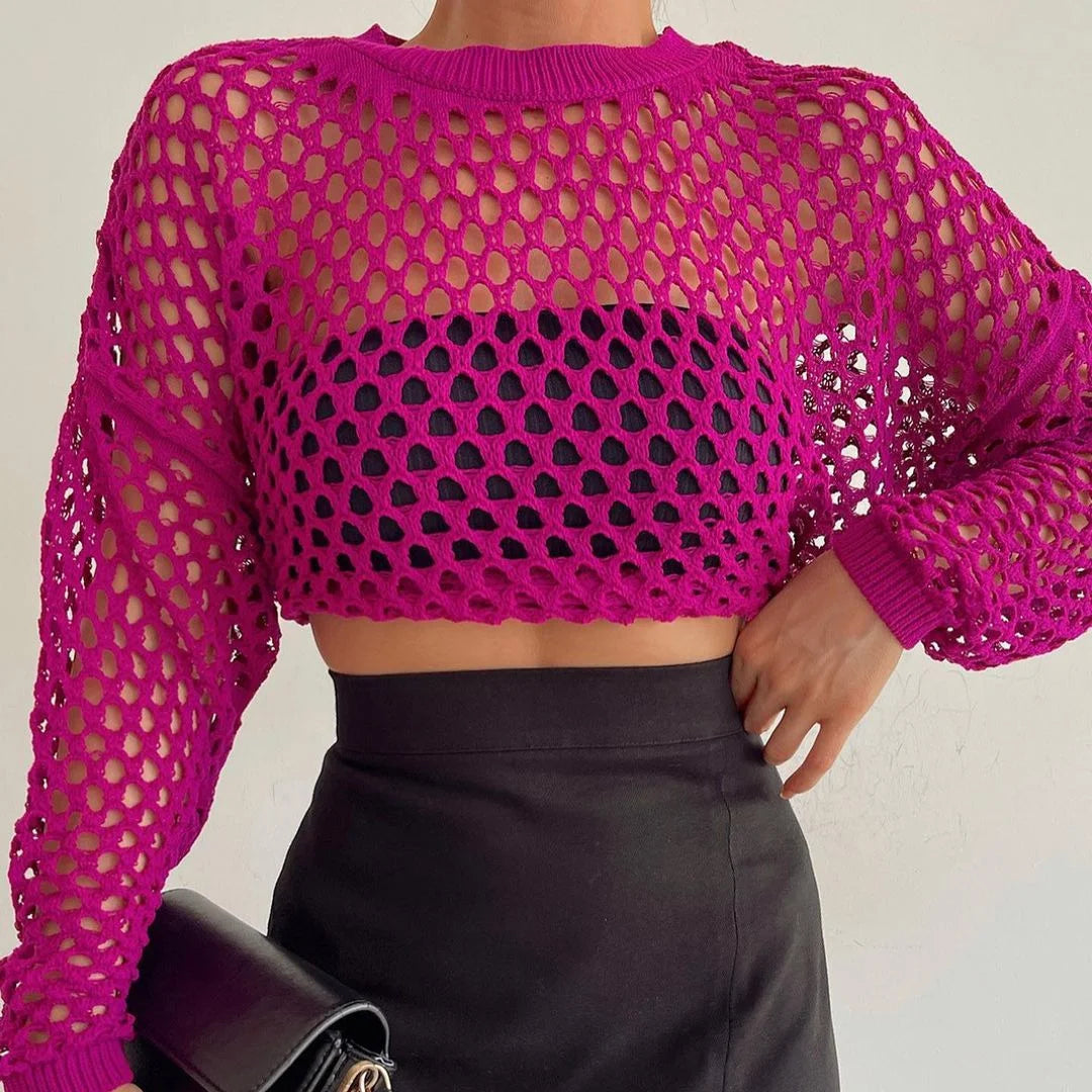 Top Cropped de Punto Abierto Bayside