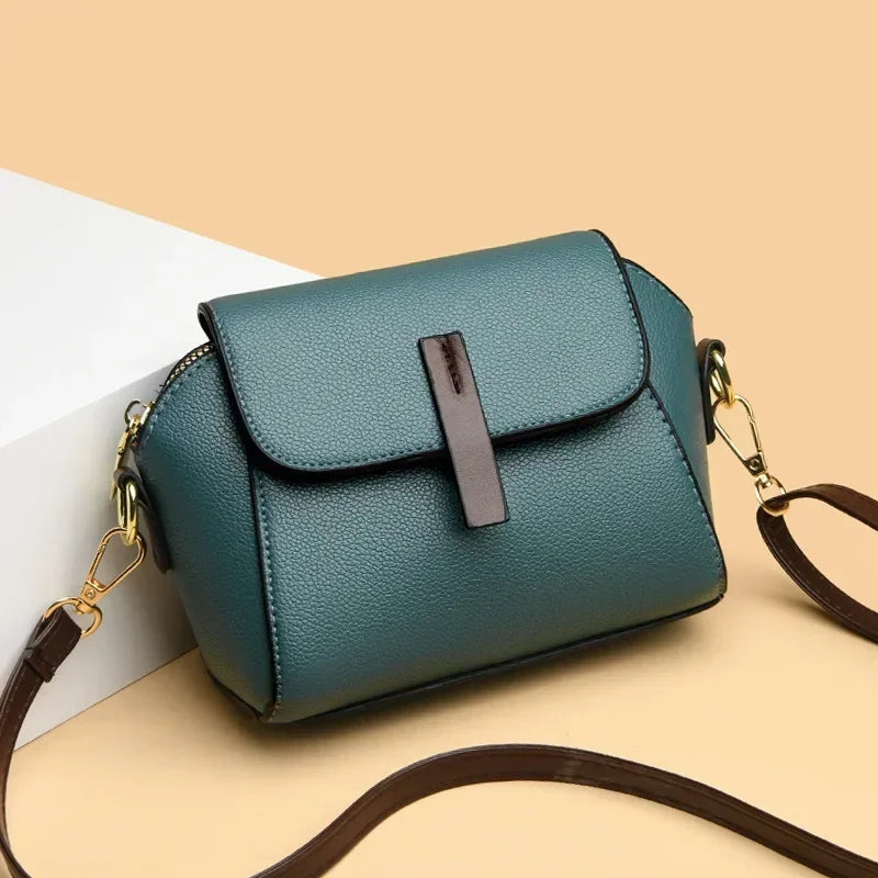 Bolso cruzado de cuero