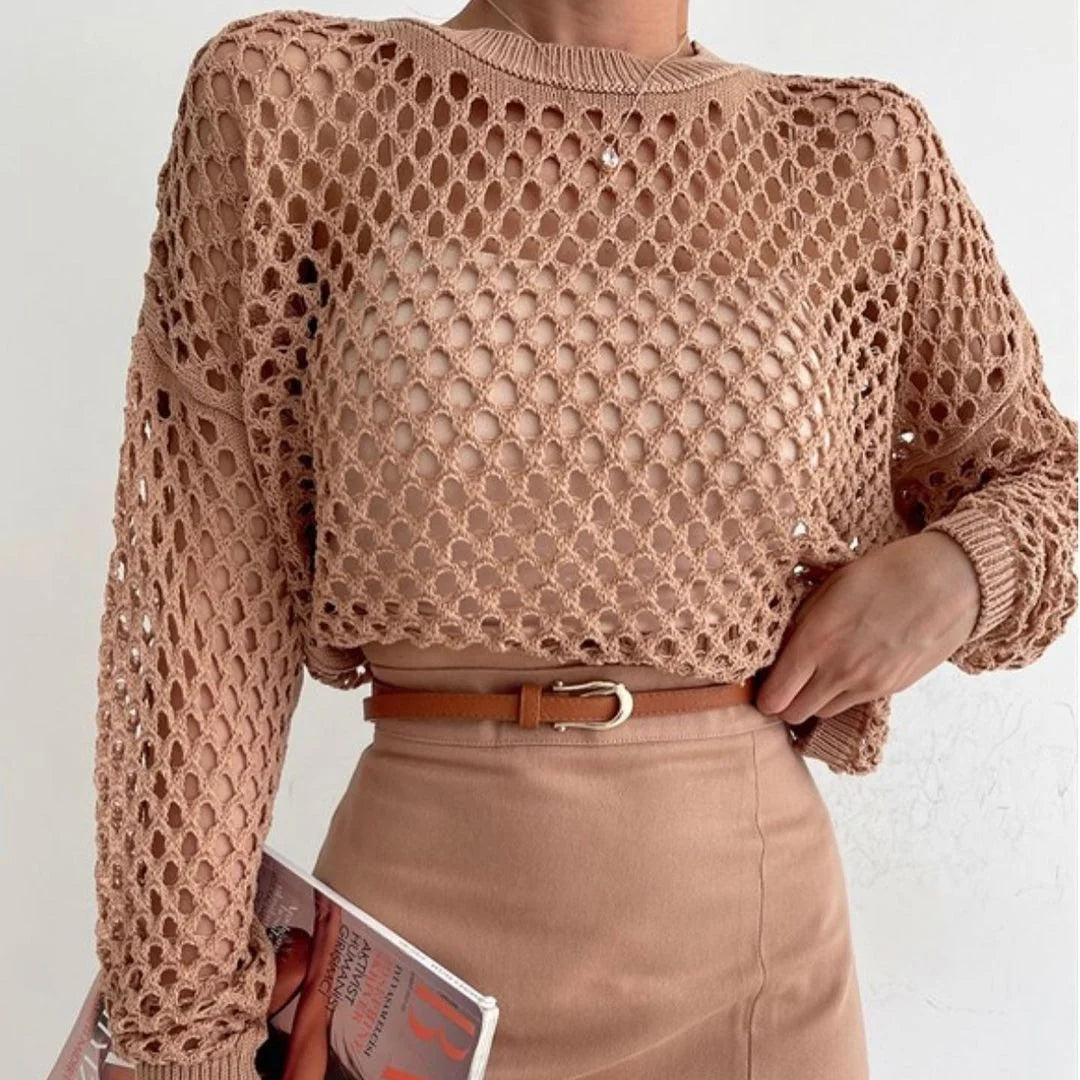 Top Cropped de Punto Abierto Bayside