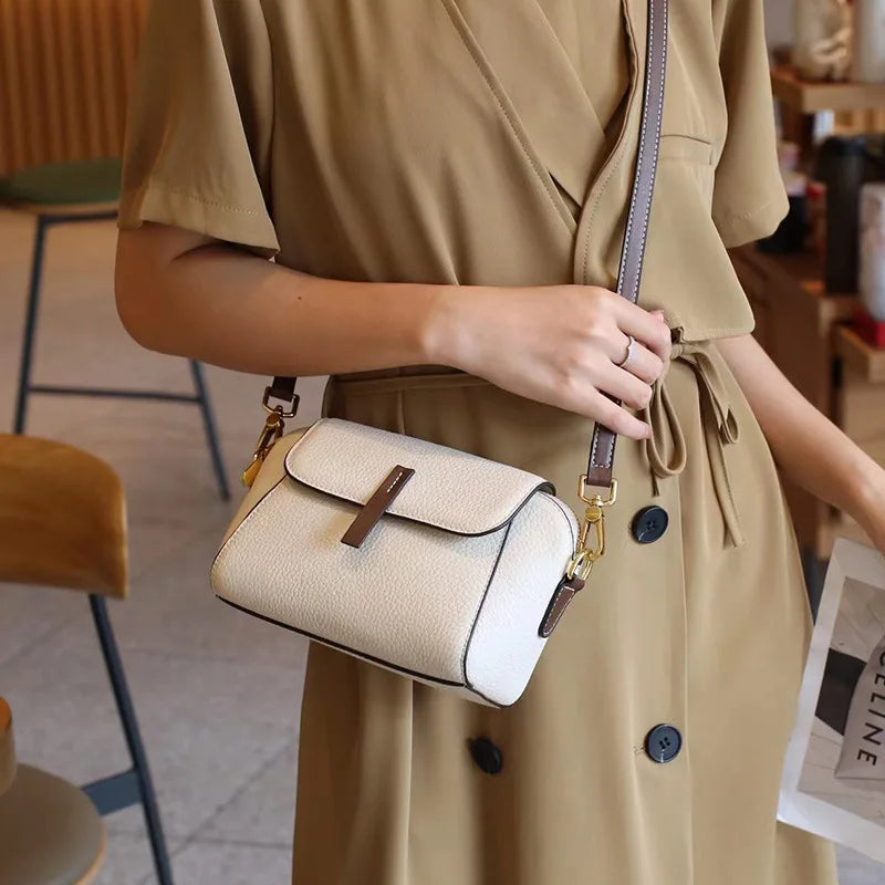 Bolso cruzado de cuero
