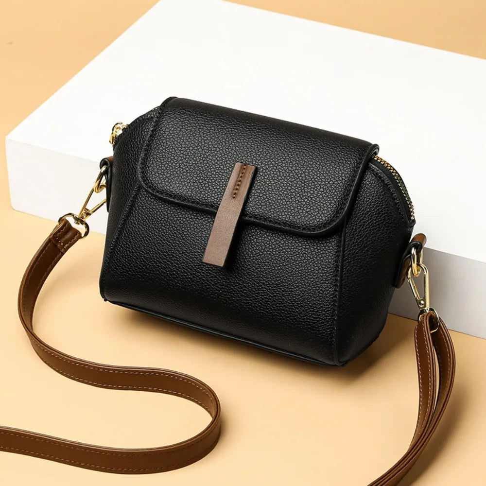 Bolso cruzado de cuero