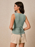 Top con Botones Sirena