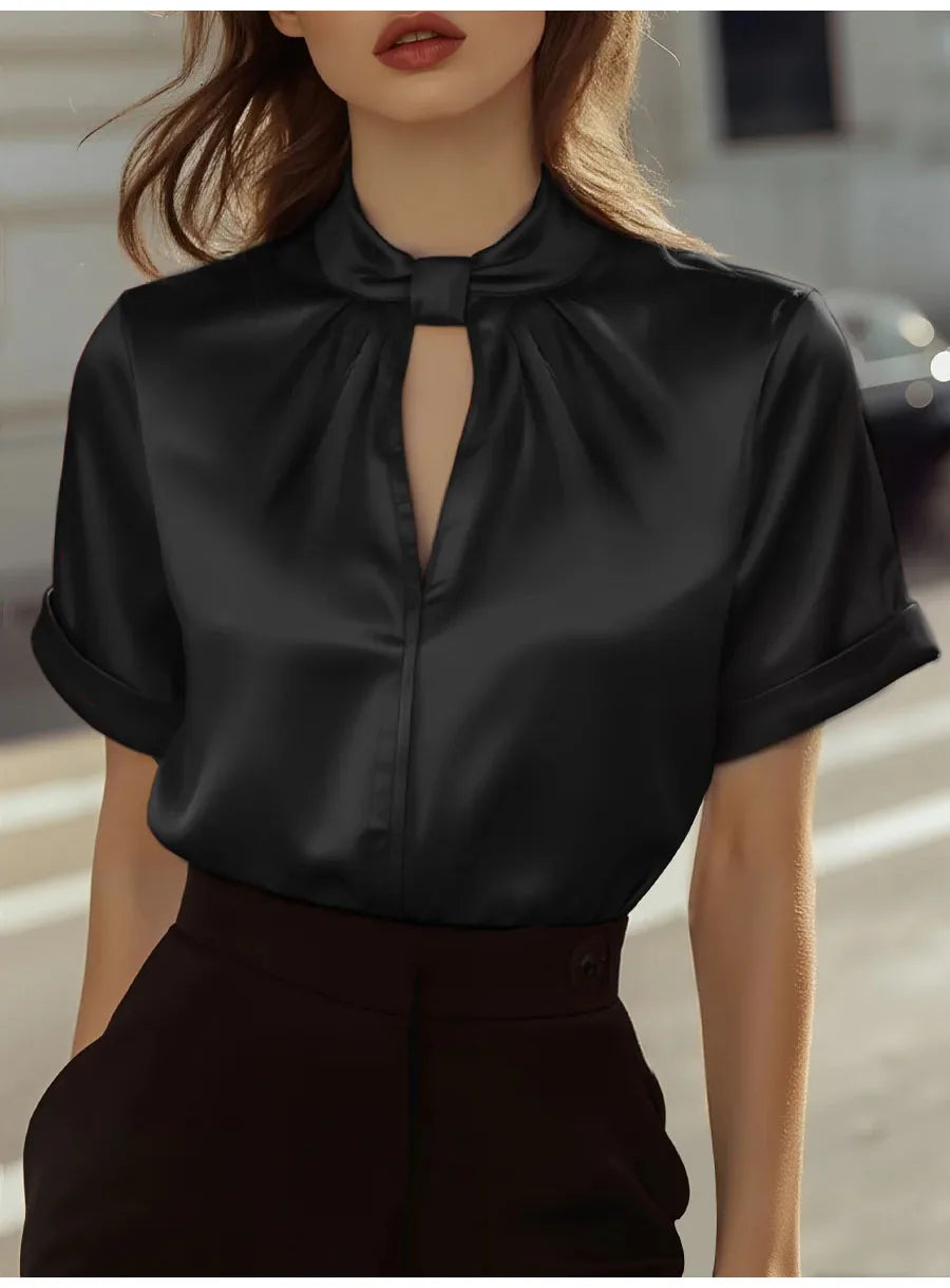 Blusa de satén Soraya