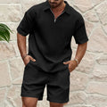 Conjunto con diseño de rejilla tipo gofre
