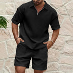 Conjunto con diseño de rejilla tipo gofre