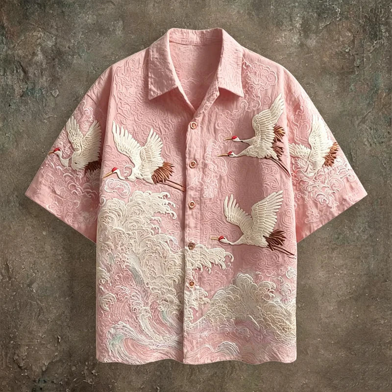 Camisa con botones Kaito