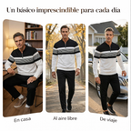 Lucas - Conjunto masculino casual de jersey estampado y pantalón de Valerina Milano