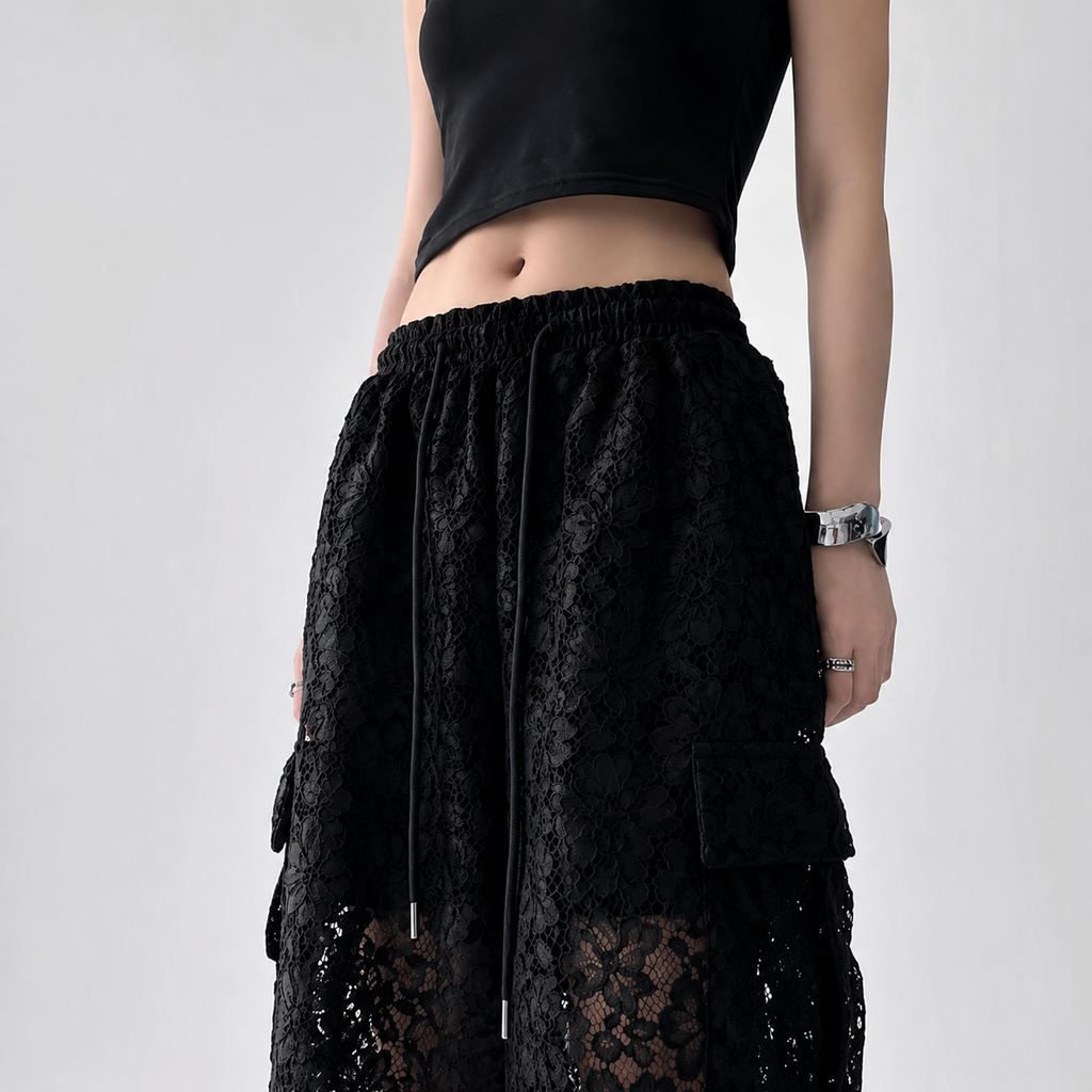 Pantalón cargo Maison Lace