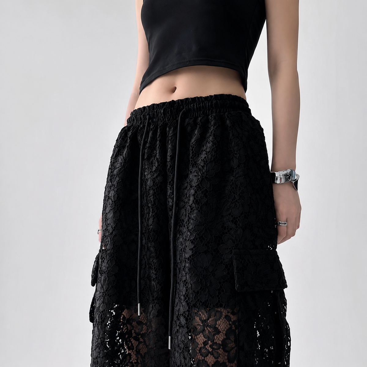 Pantalón cargo Maison Lace
