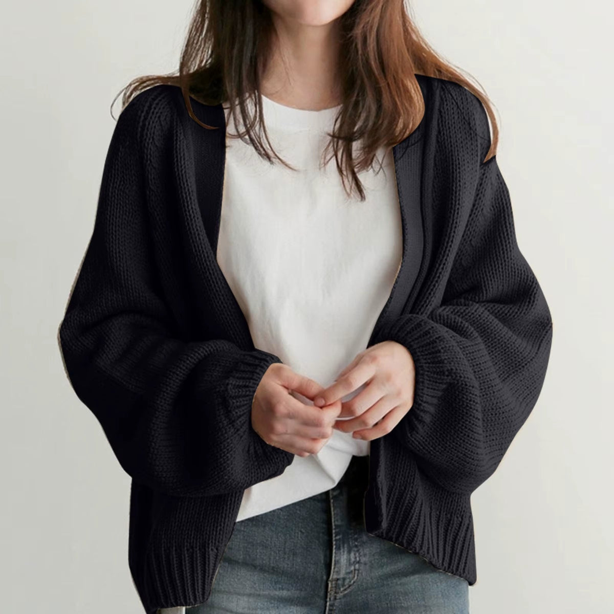 Cárdigan de Punto Lounge Knit