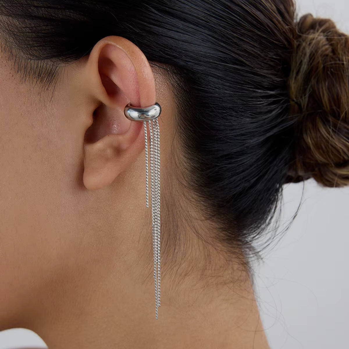 Pendiente de oreja Chain Fall