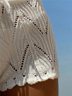 Shorts de playa estilo boho chic con cordón ajustable