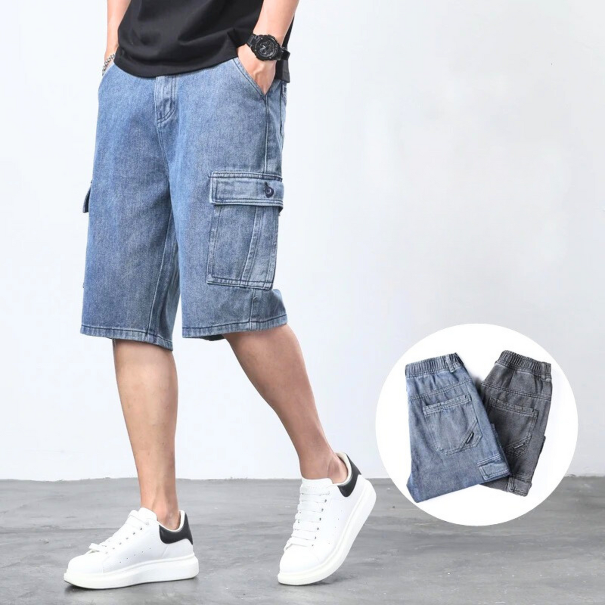 Pantalones cortos vaqueros