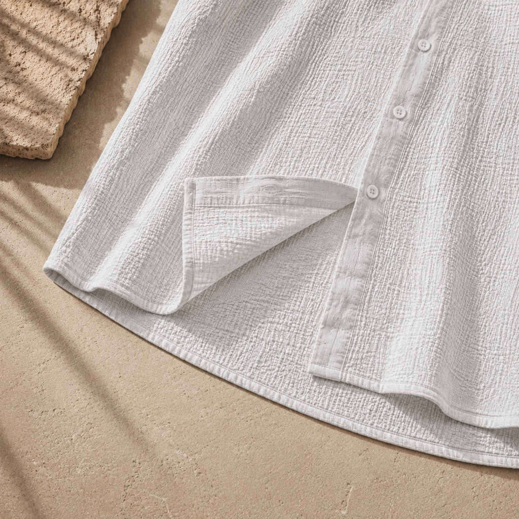 Camisa de lino y algodón Ravello