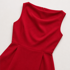 Minivestido drapeado