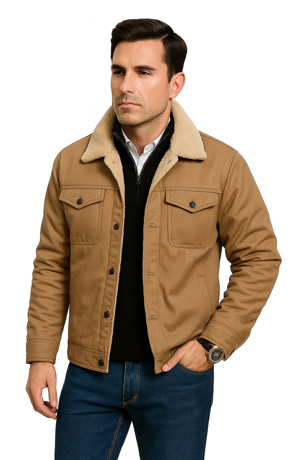 David | Chaqueta Bomber con Estilo