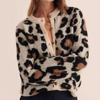 Cárdigan de Punto Leopardo Rebel
