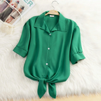 Blusa con lazos
