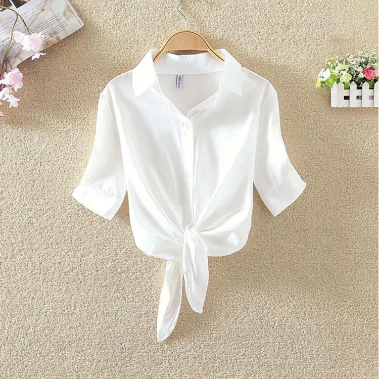 Blusa con lazos