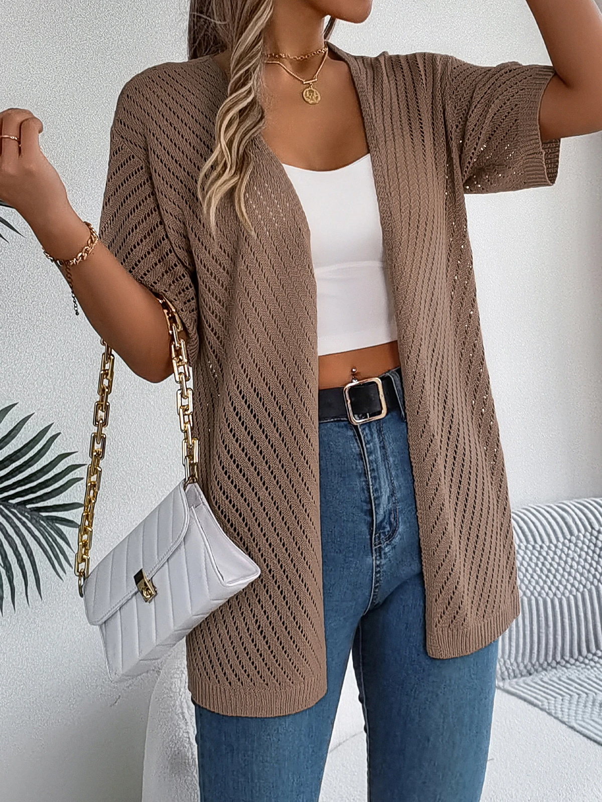Cárdigan de Punto Chevron Breeze